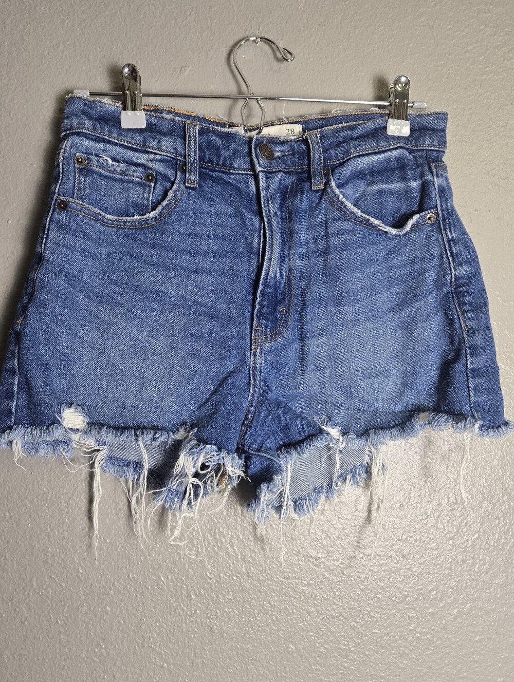 Abercrombie & Fitch Denim High Rise Shorts Size 28/6